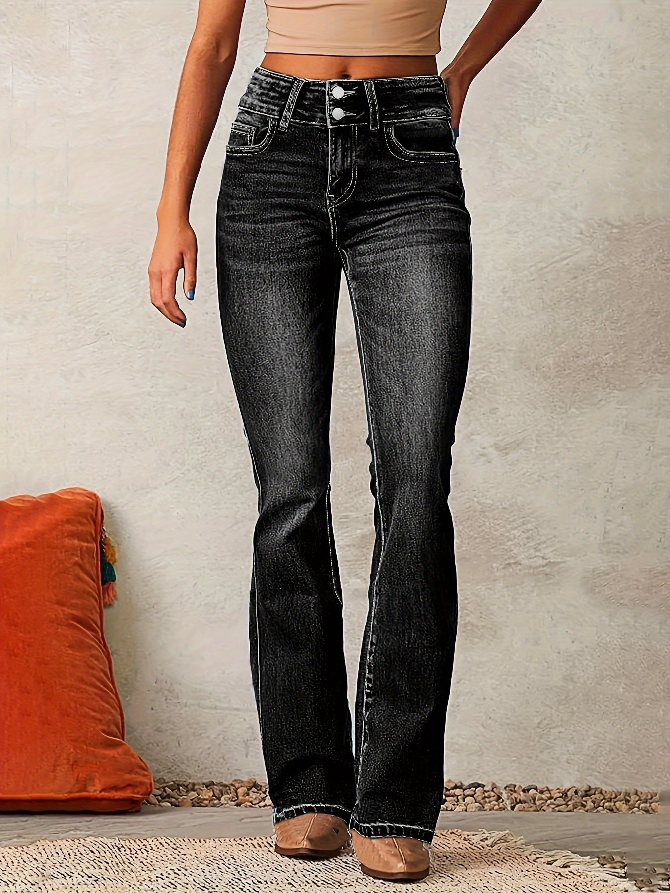 Aya™ Wysokie Skinny Jeans