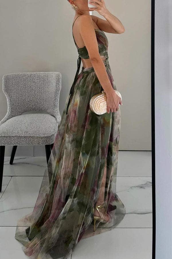 Carola™ - Kwiatowa Maxi Sukienka