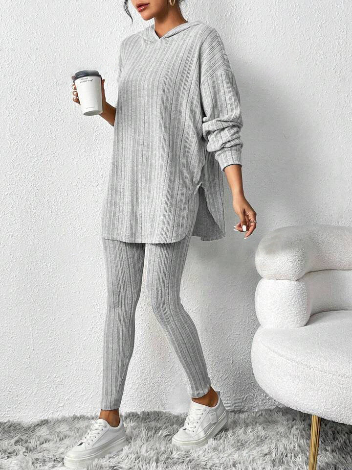 Stylowa Paskowa Bluza Jesienna