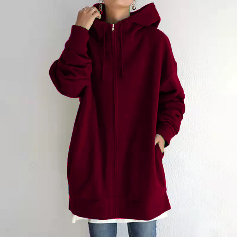 Kobiecy Fuzzy Sportowy Hoodie