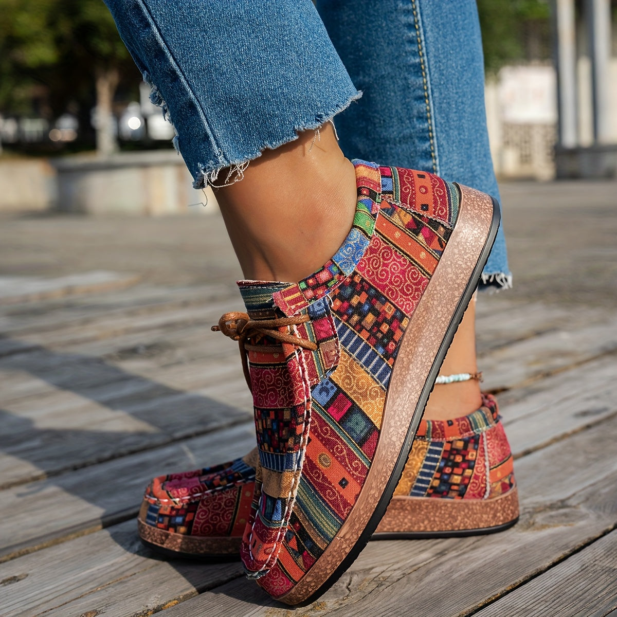 Brinley | Retro Kolorowe Buty
