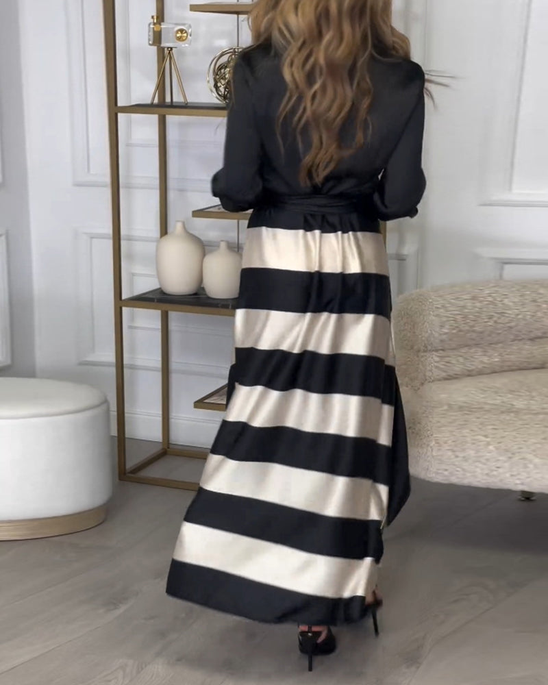 Sophie - Elegancka Sukienka Paskowa