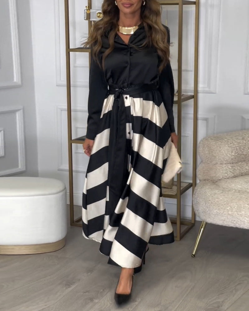 Sophie - Elegancka Sukienka Paskowa
