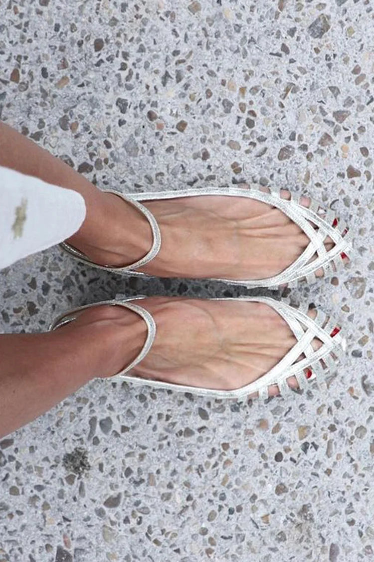 GIADA| Elegancka Balerina z Paskiem