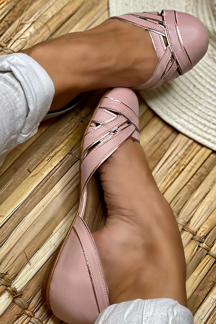 EMILIA | Eleganckie Baleriny z Otworem