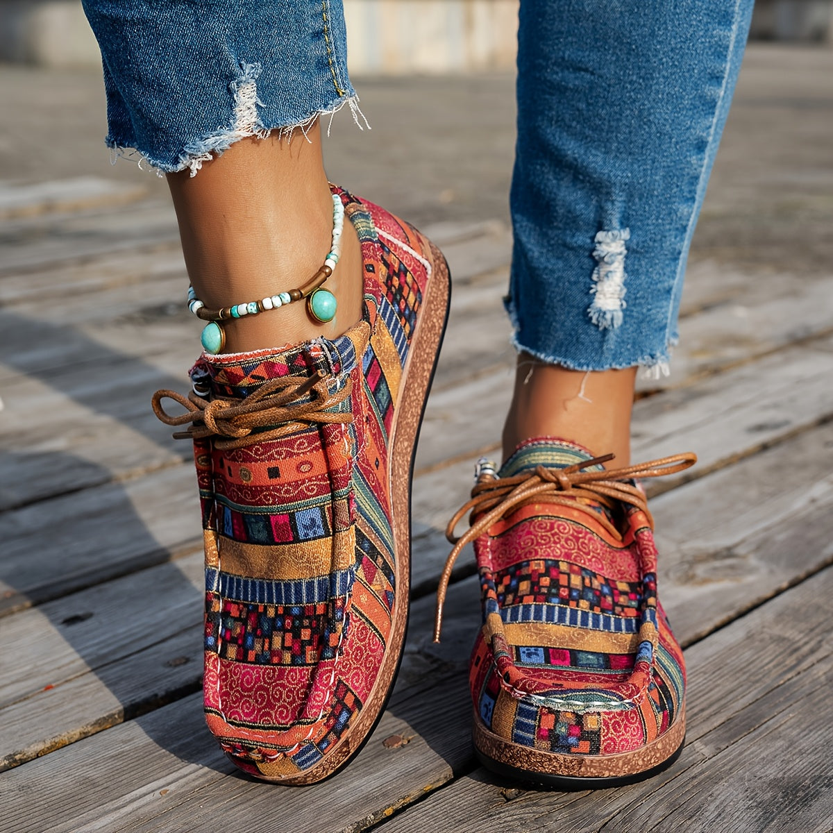 Brinley | Retro Kolorowe Buty