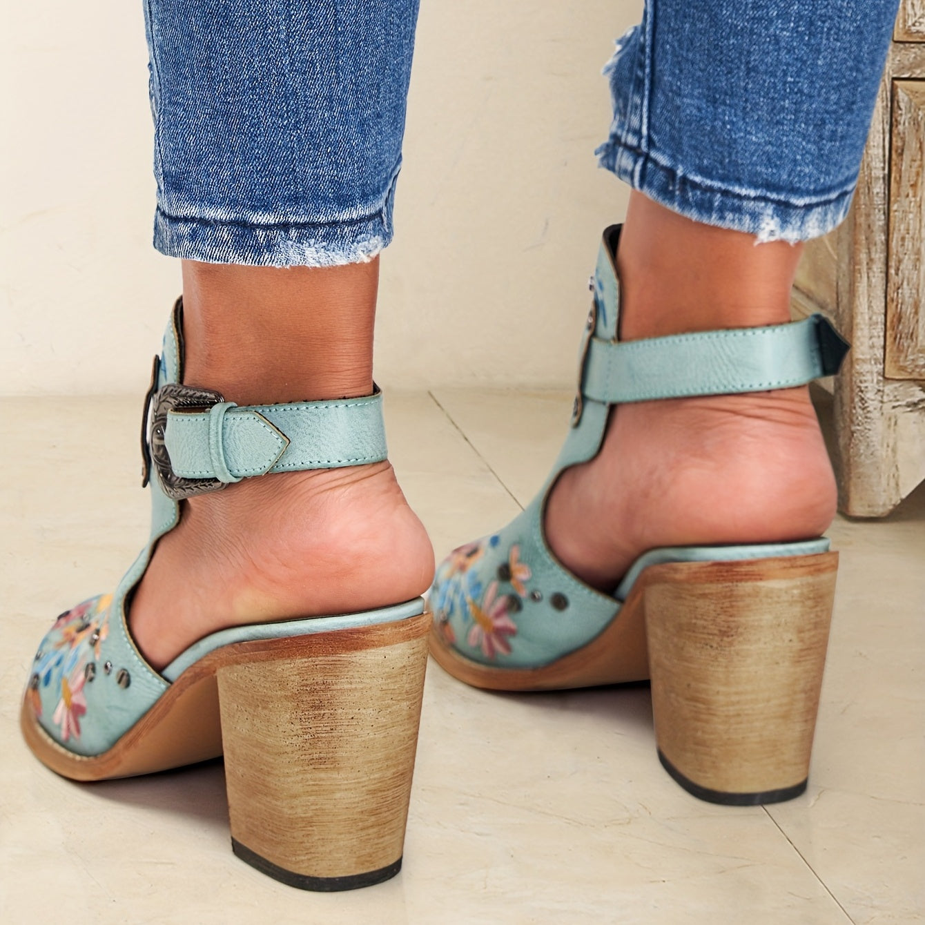 Rosine | Kwiatowe Botki Retro