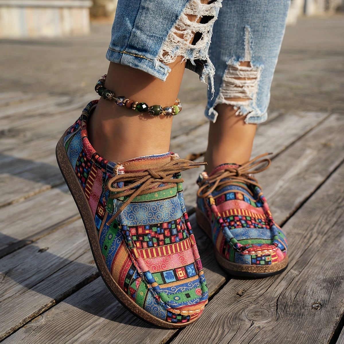 Brinley | Retro Kolorowe Buty
