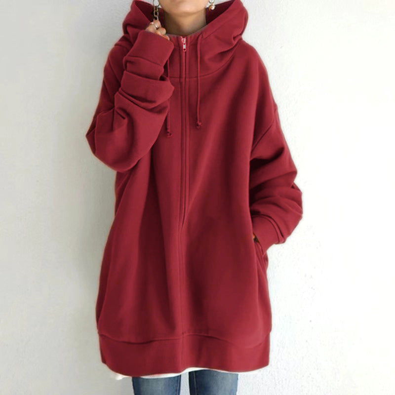 Kobiecy Fuzzy Sportowy Hoodie