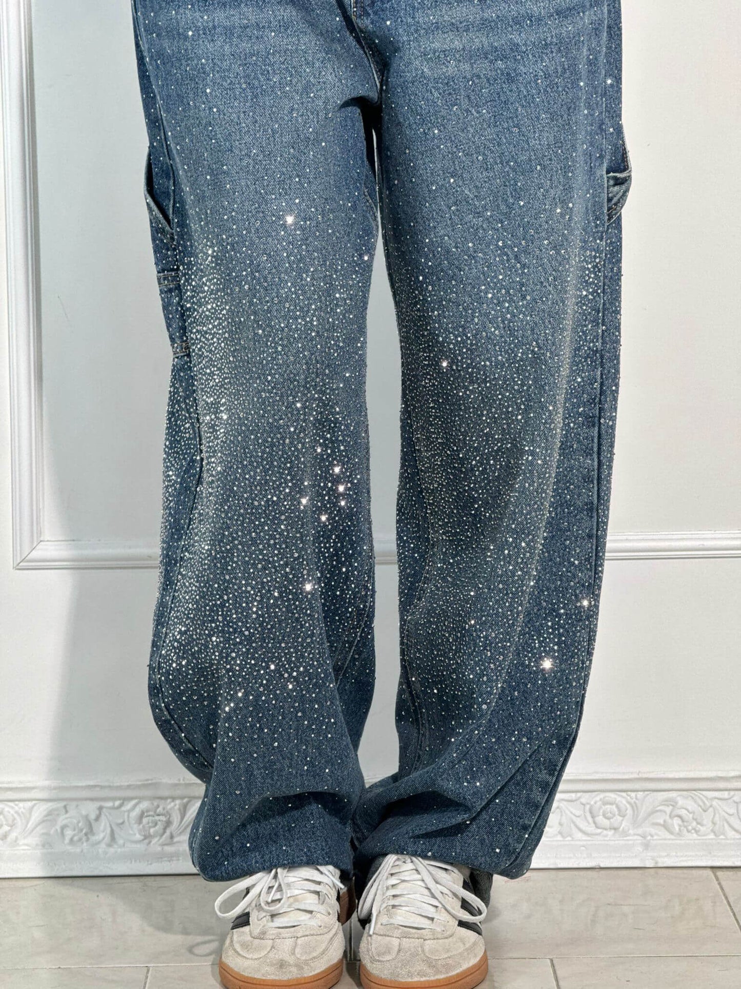 Megan | Diamentowe Jeansy Chic