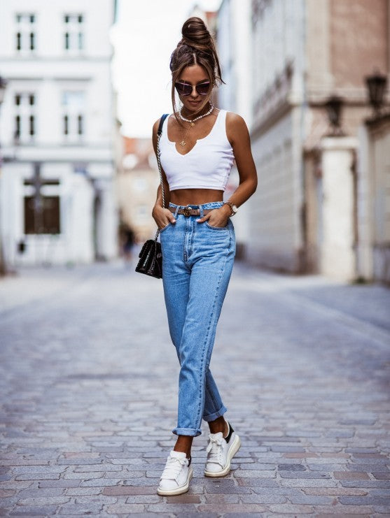 Stylowe Slim Dżinsy