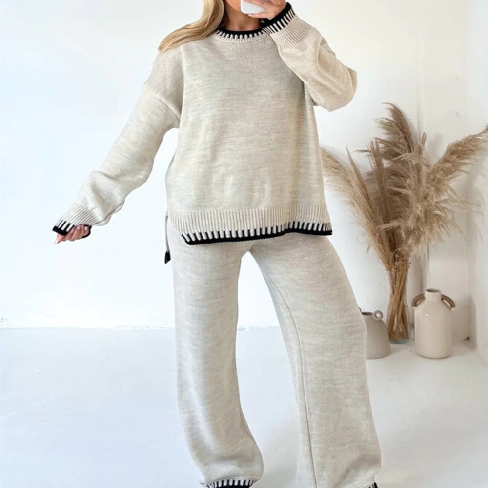 Stylowy Dwuczęściowy Garnitur Jesienny