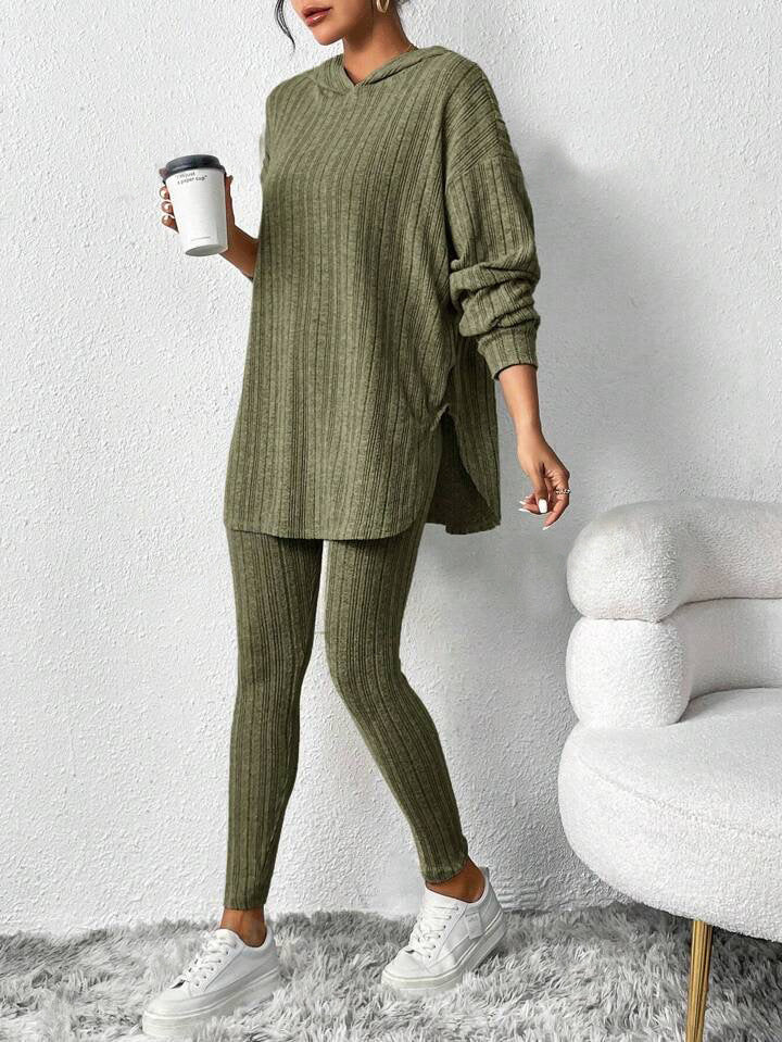 Stylowa Paskowa Bluza Jesienna