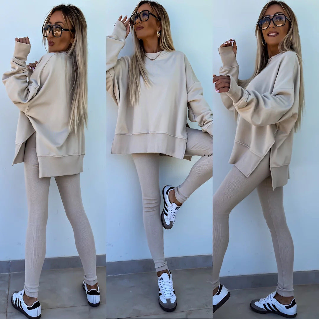 Modny Zestaw: Sweter i Spodnie