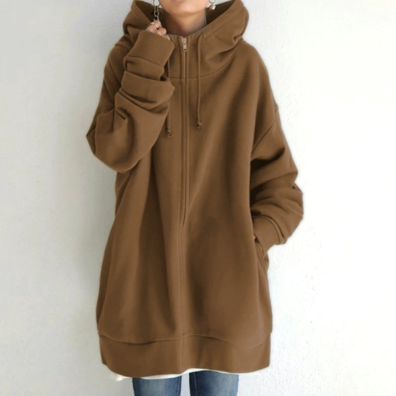 Kobiecy Fuzzy Sportowy Hoodie