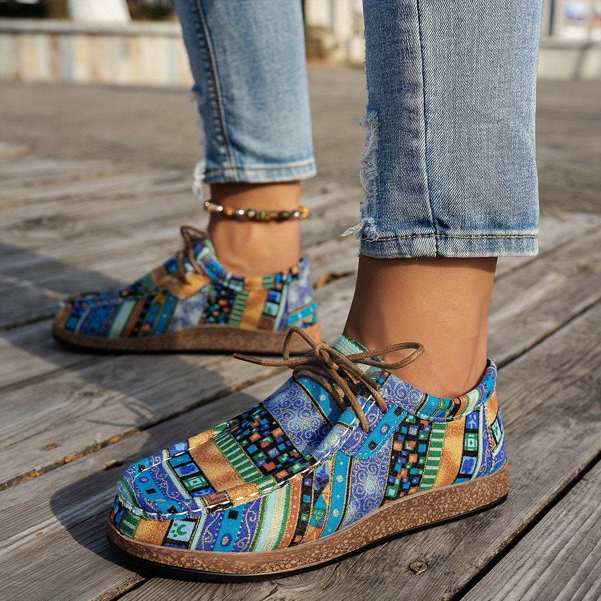 Brinley | Retro Kolorowe Buty