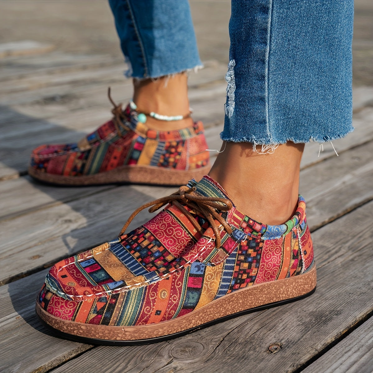 Brinley | Retro Kolorowe Buty