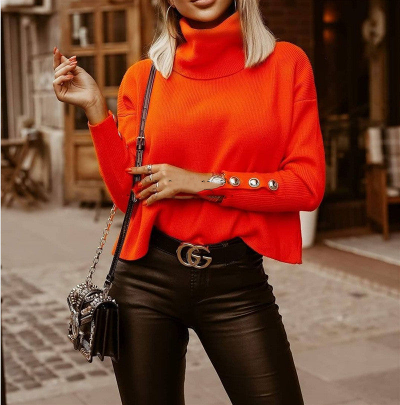 Stylowy Golfowy Sweter