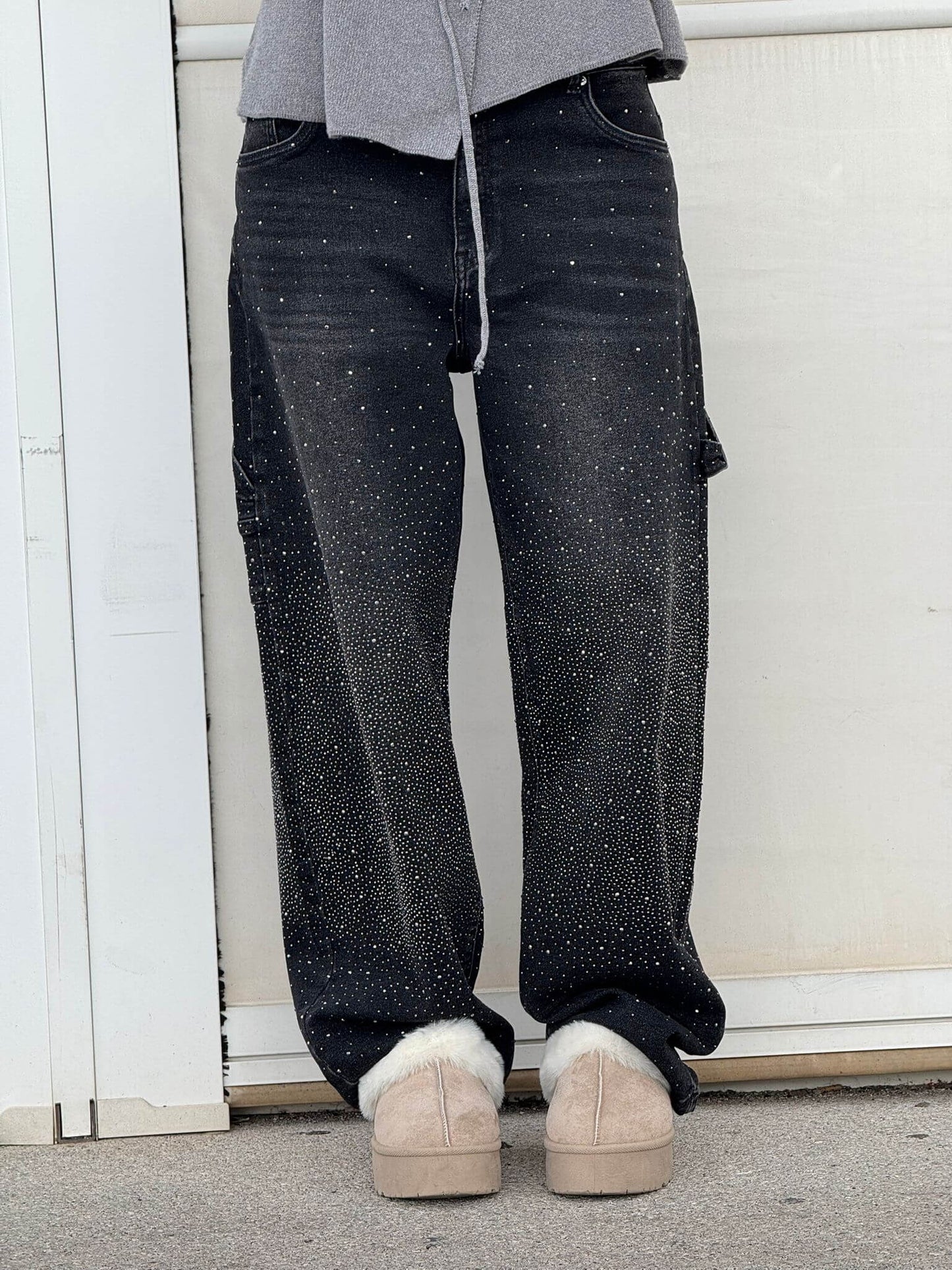 Megan | Diamentowe Jeansy Chic