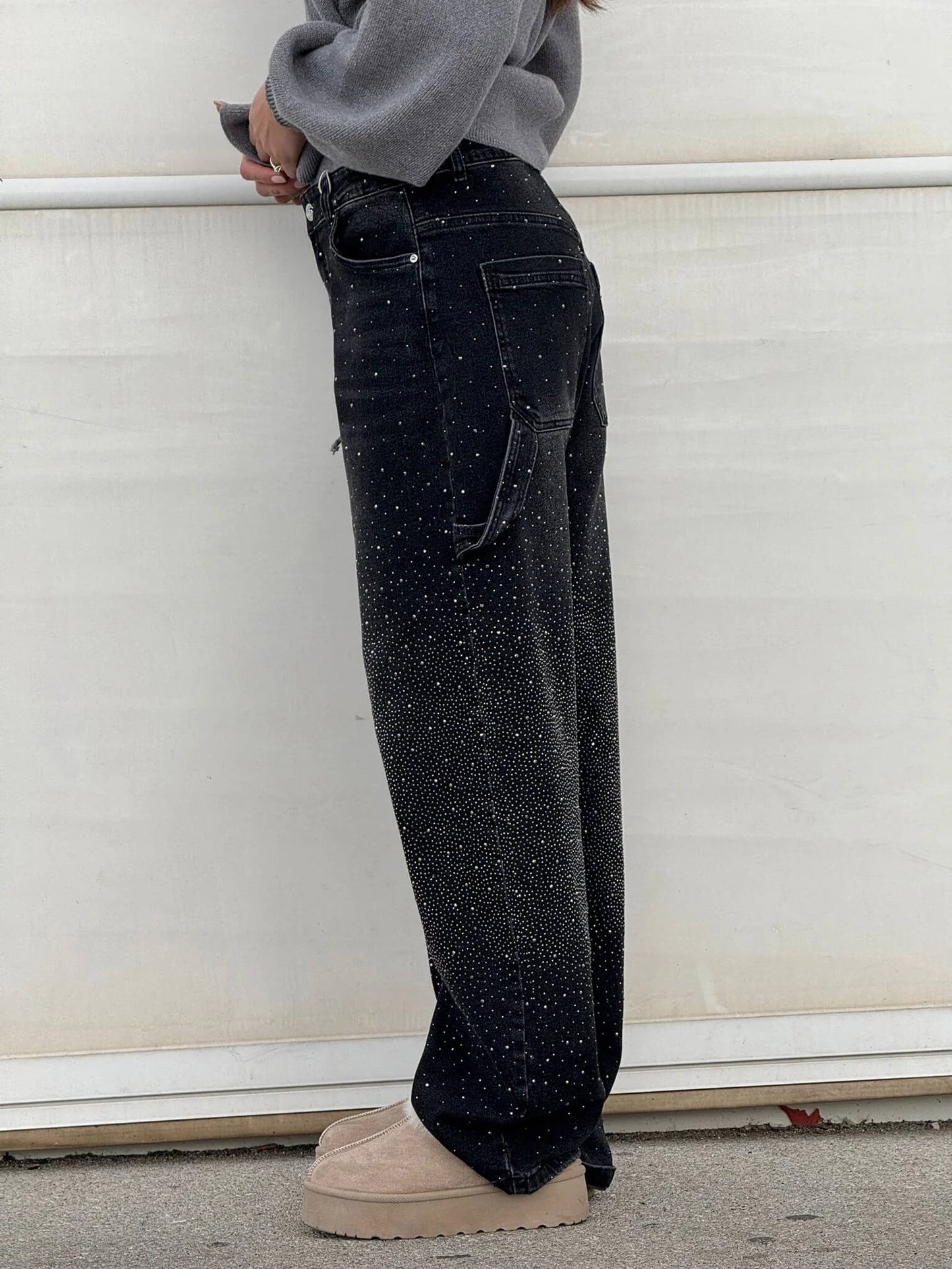 Megan | Diamentowe Jeansy Chic