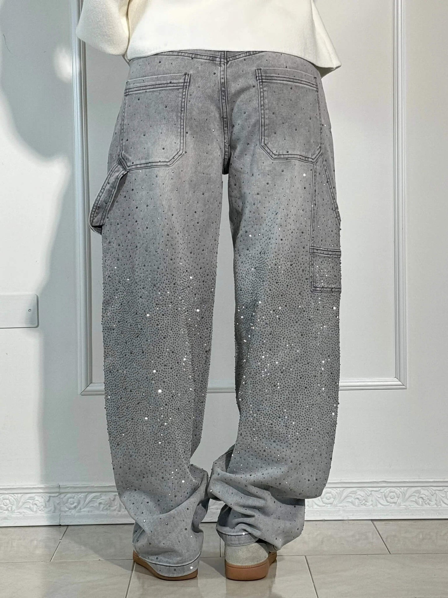 Megan | Diamentowe Jeansy Chic