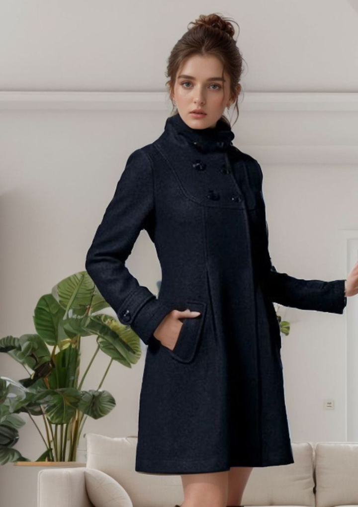 Charlotte™ | Stylowy Płaszcz z Kieszeniami