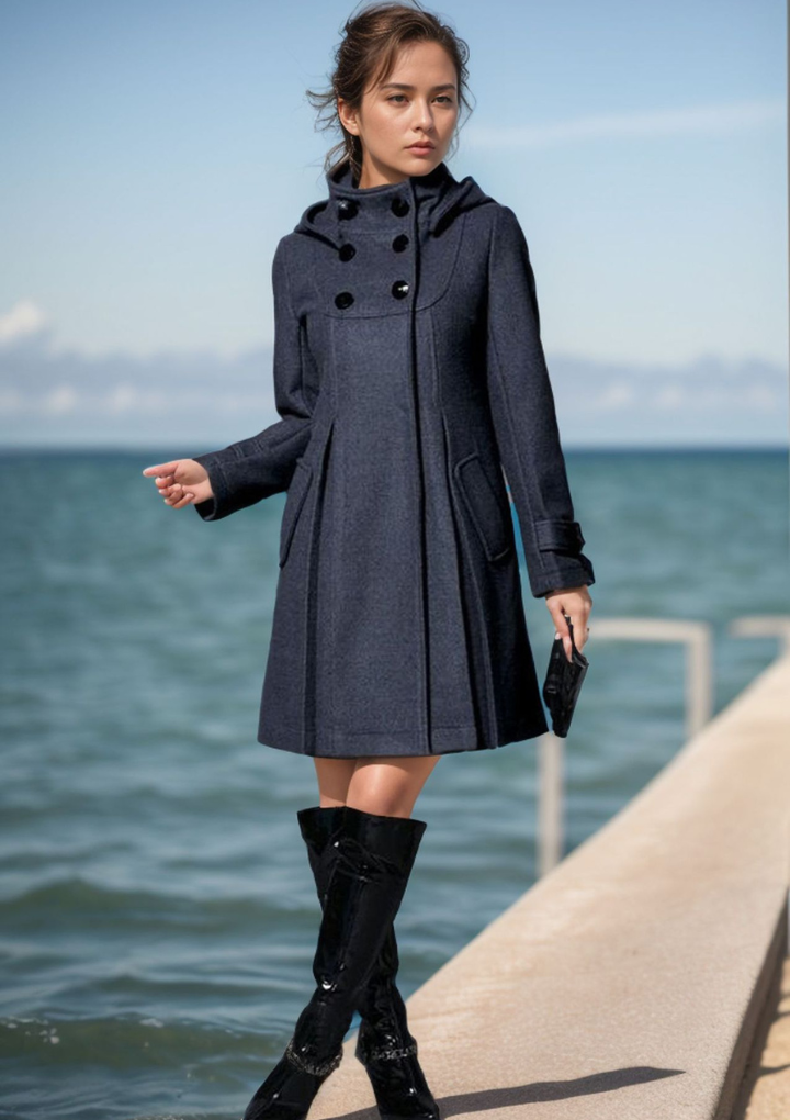 Charlotte™ | Stylowy Płaszcz z Kieszeniami