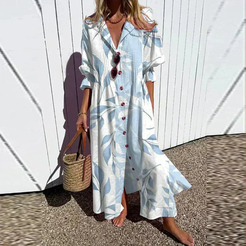 Thalassaia - Boho Maxi Sukienka