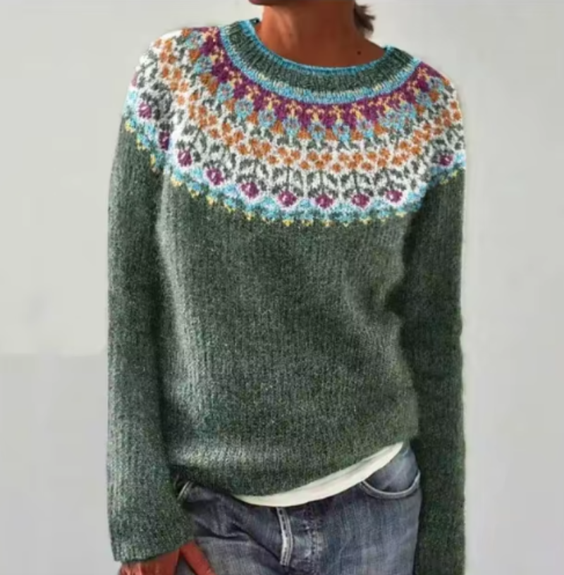 Amanda Retro Wełniany Sweter