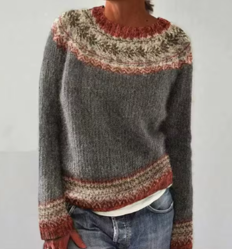 Amanda Retro Wełniany Sweter