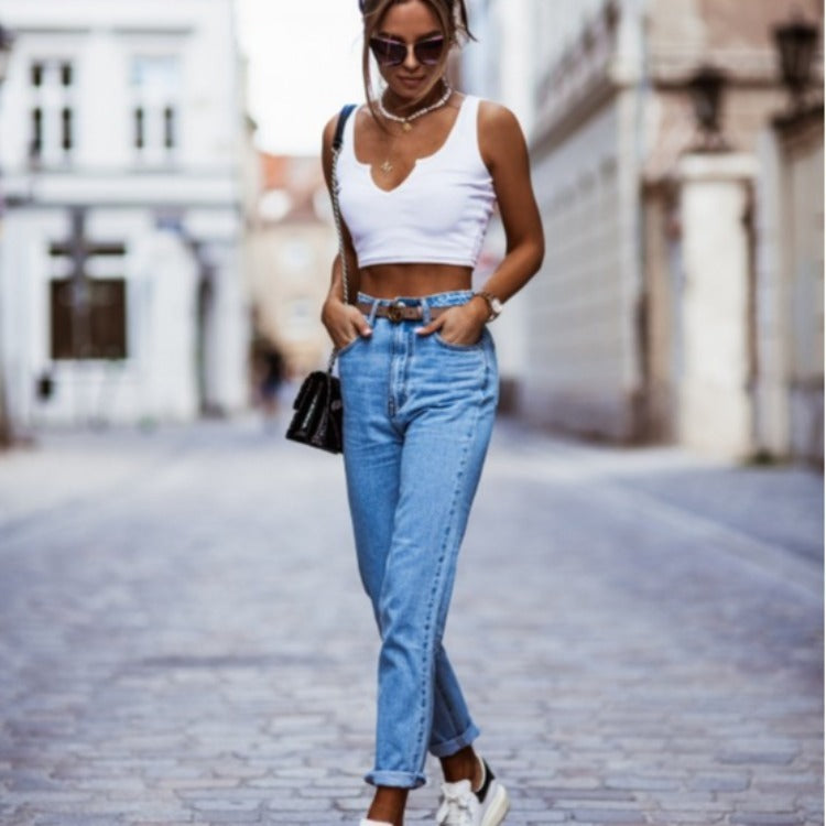 Stylowe Slim Dżinsy