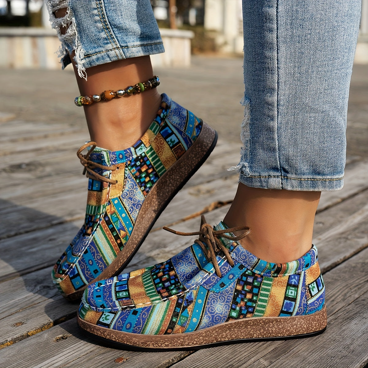 Brinley | Retro Kolorowe Buty