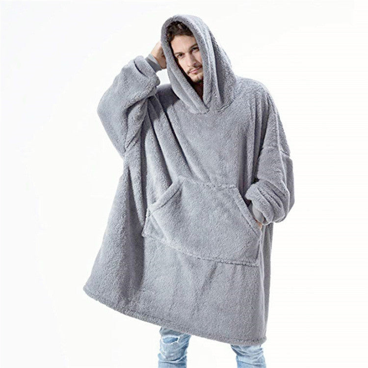 Stylowa Zimowa Bluza z Kieszenią