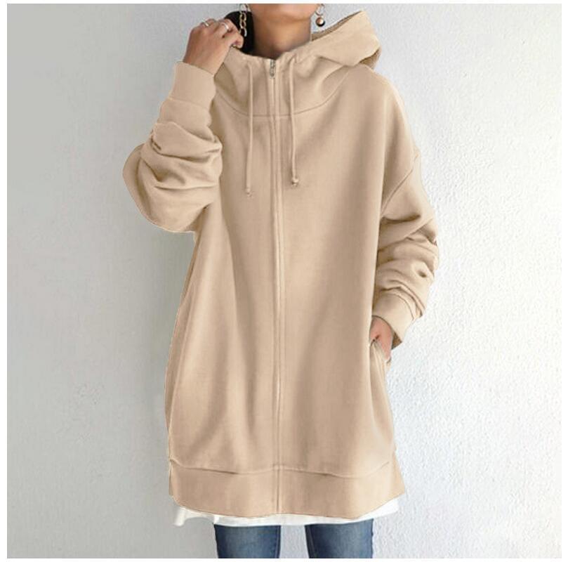 Kobiecy Fuzzy Sportowy Hoodie