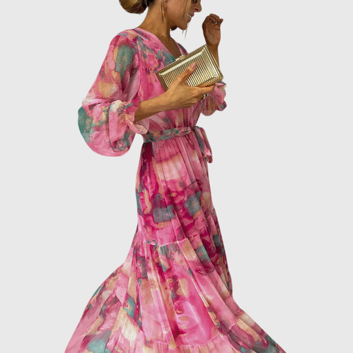 Theanoelle - Kwiatowy Maxidress