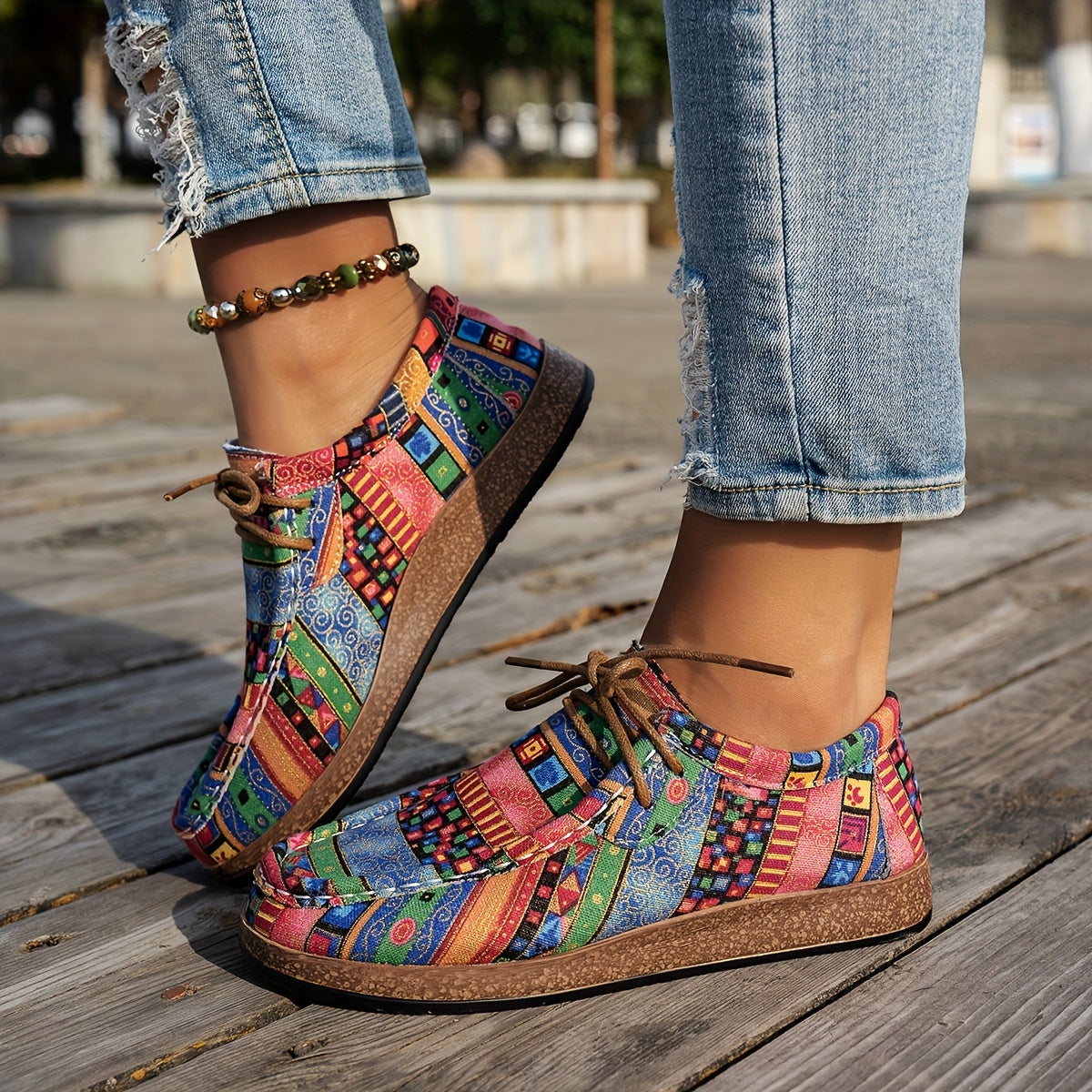 Brinley | Retro Kolorowe Buty
