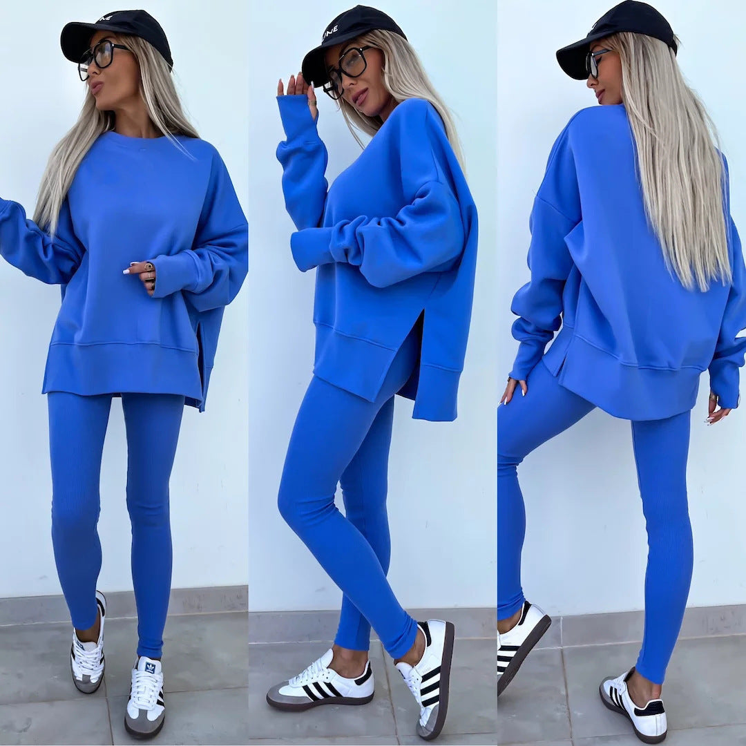 Modny Zestaw: Sweter i Spodnie