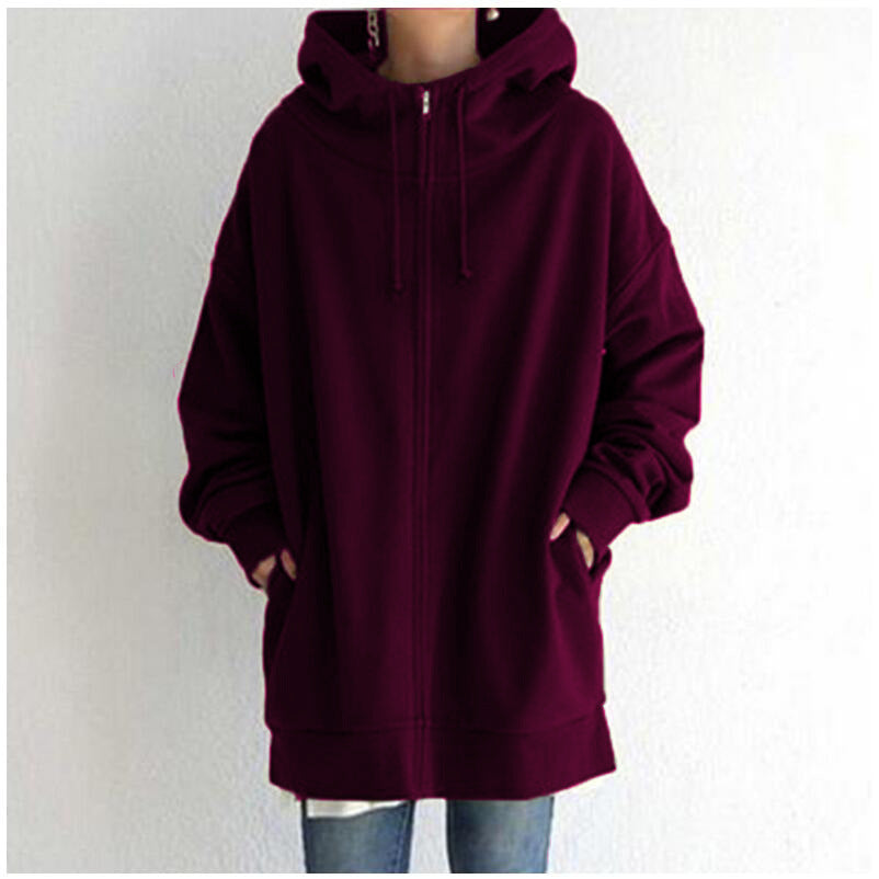 Kobiecy Fuzzy Sportowy Hoodie