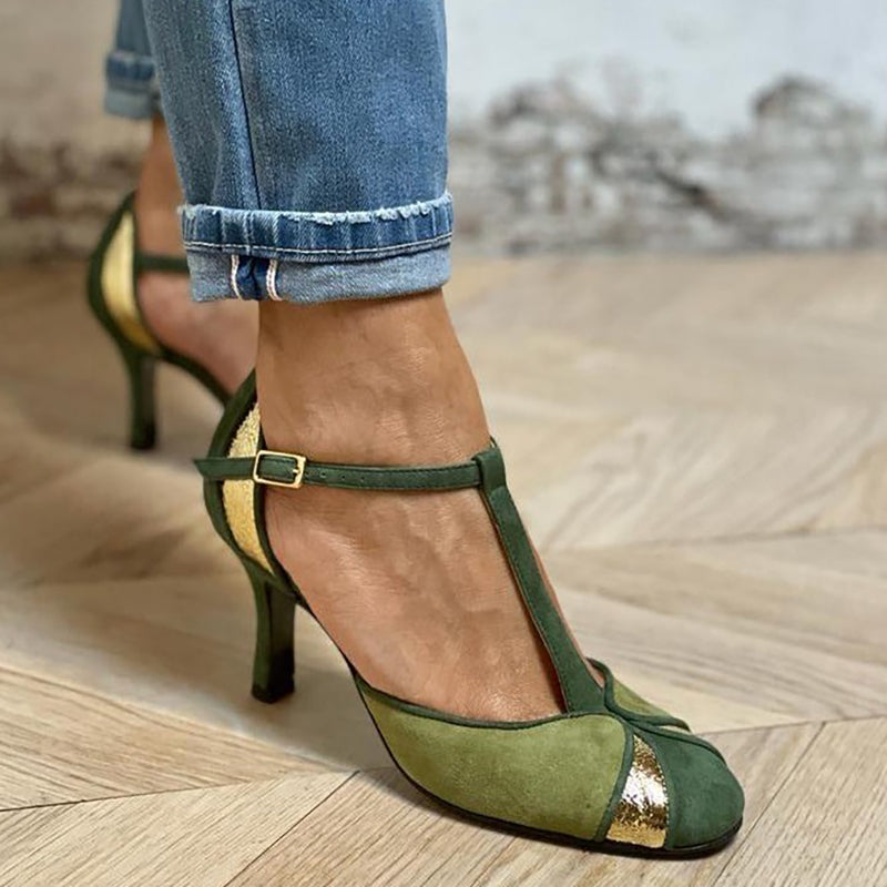 Alona™ | Patchworkowe Szpilki T-Style