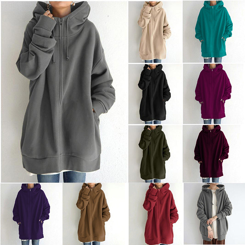 Kobiecy Fuzzy Sportowy Hoodie