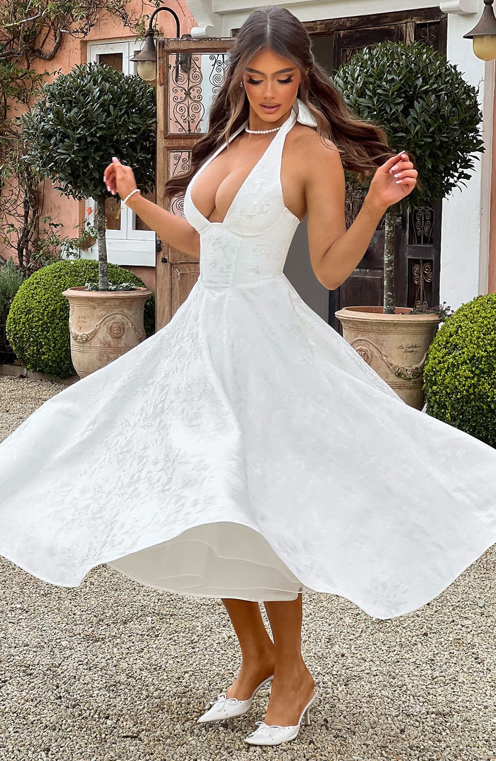 Ara | Sukienka Midi Halter