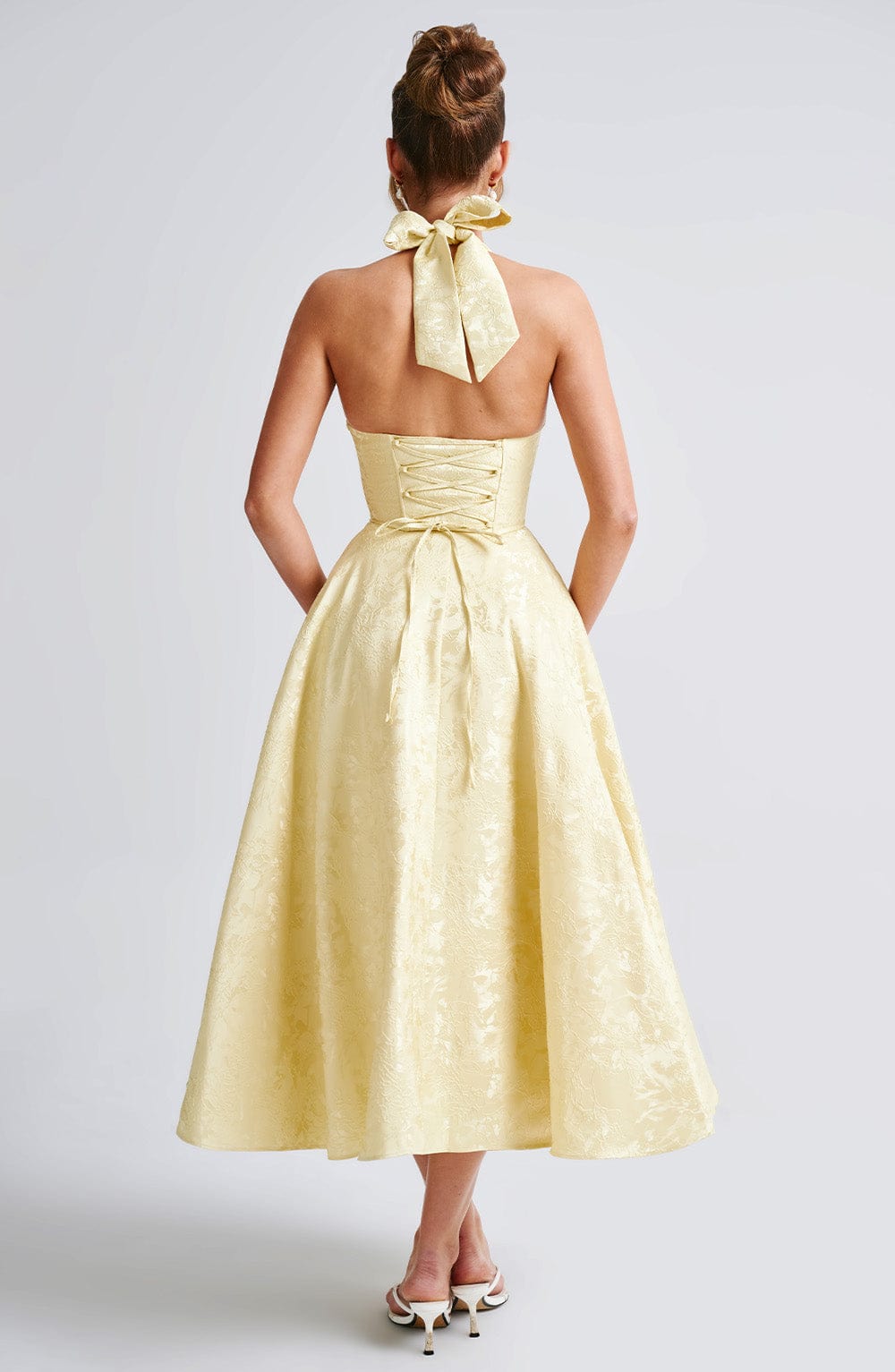 Ara | Sukienka Midi Halter