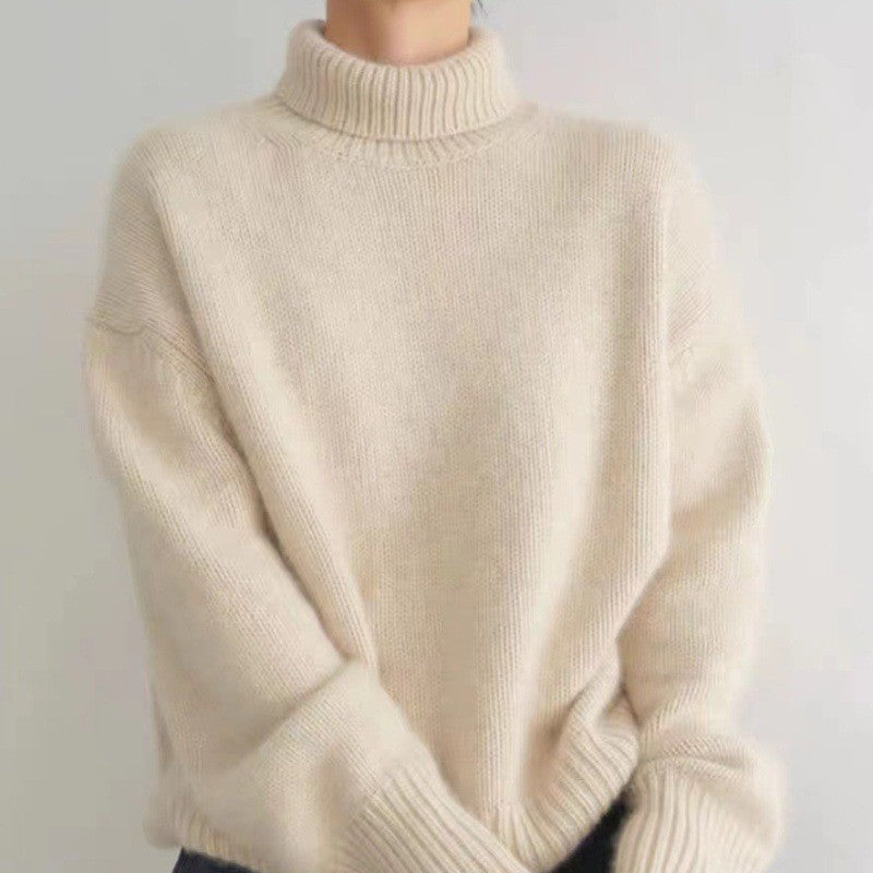 EMILY | Stylowy Sweter z Kołnierzem