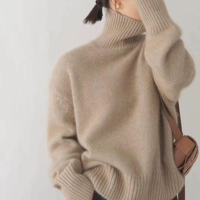 EMILY | Stylowy Sweter z Kołnierzem