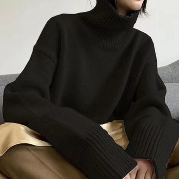 EMILY | Stylowy Sweter z Kołnierzem