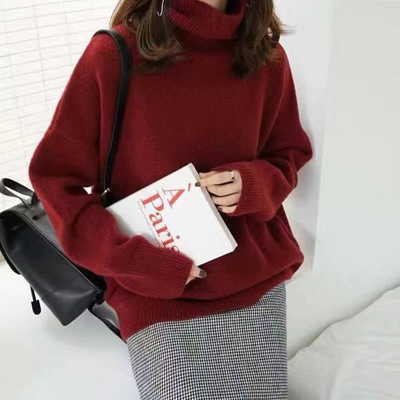 EMILY | Stylowy Sweter z Kołnierzem