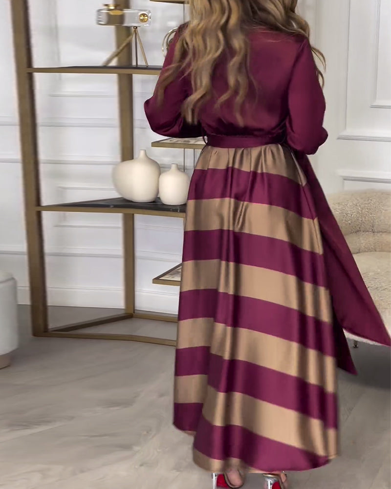 Sophie - Elegancka Sukienka Paskowa