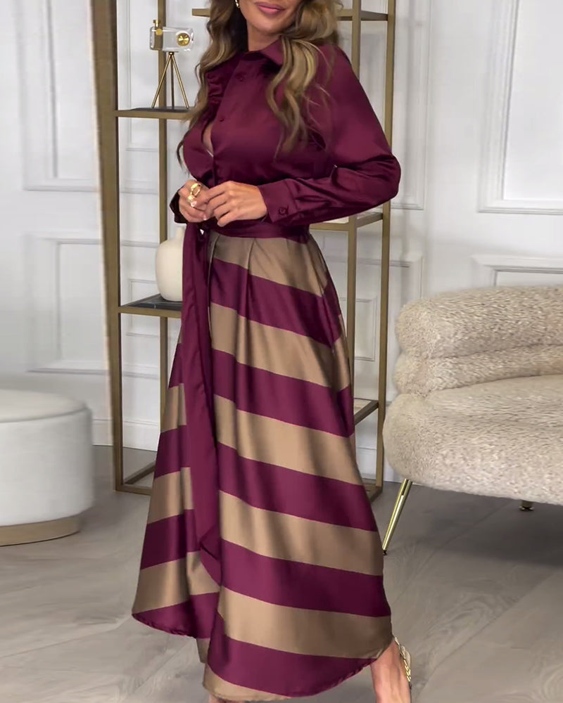 Sophie - Elegancka Sukienka Paskowa