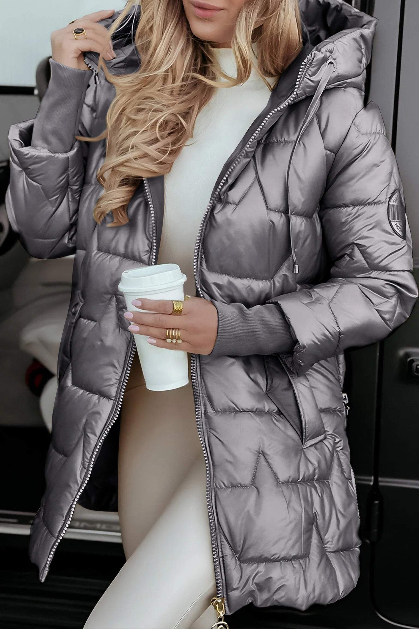 Astrid Bawełniana Zimowa Kurtka