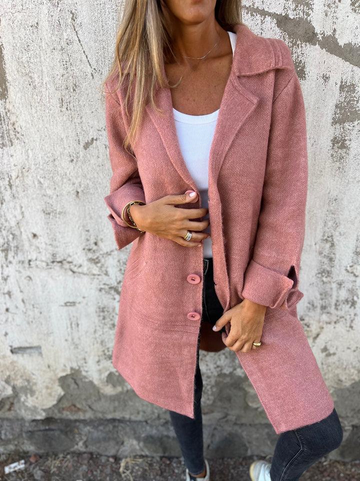 Marlina Stylowy Długi Kardigan